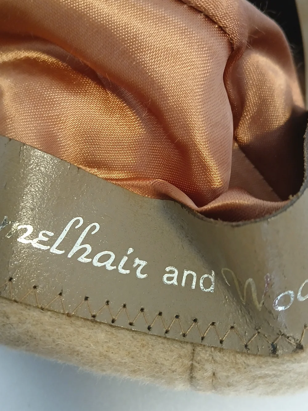 Stetson Tan Wool Newsboy Cap